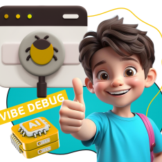 Тестирование & Vibe Debug. Охотники за багами - КИБЕРшкола программирования для детей, компьютерные курсы для школьников, начинающих и подростков - KIBERone г. Салават