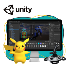 Мир игр на Unity 2D на популярном движке + AI-помощники - КИБЕРшкола программирования для детей, компьютерные курсы для школьников, начинающих и подростков - KIBERone г. Салават