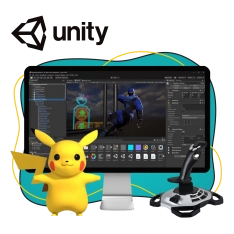 Мир игр на Unity 2D на популярном движке + AI-помощники - КИБЕРшкола программирования для детей, компьютерные курсы для школьников, начинающих и подростков - KIBERone г. Салават