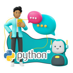 Умный чат-бот на Python - КИБЕРшкола программирования для детей, компьютерные курсы для школьников, начинающих и подростков - KIBERone г. Салават