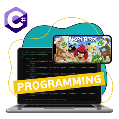 Программирование на C#. Удивительный мир 2D-игр - КИБЕРшкола программирования для детей, компьютерные курсы для школьников, начинающих и подростков - KIBERone г. Салават